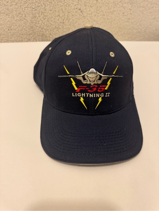Other - F-35 Lightning II Embroidered Navy Baseball Cap